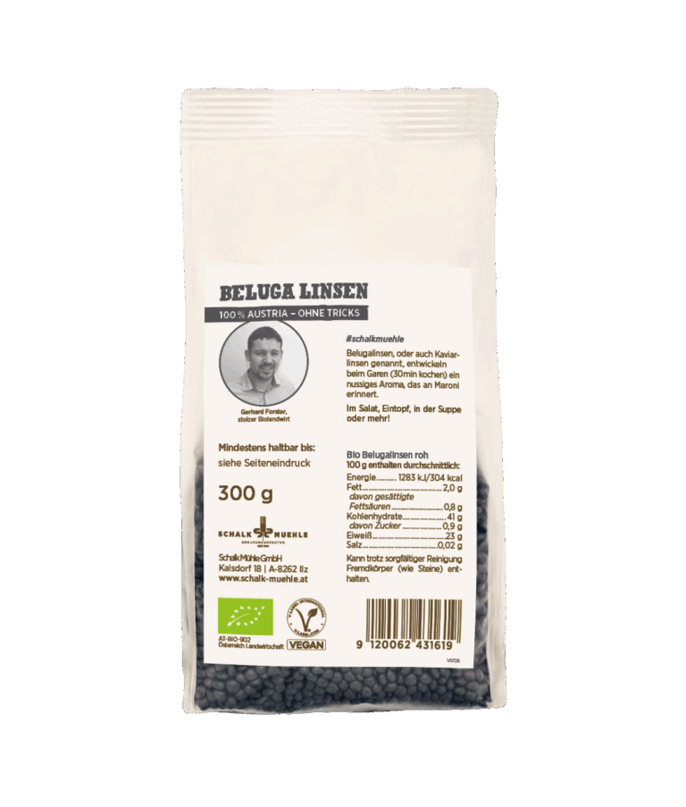 Bio huelsenfruechte beluga linsen back