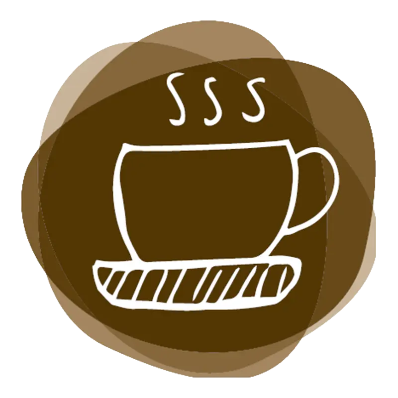 Coffee cup icon for the drinks category