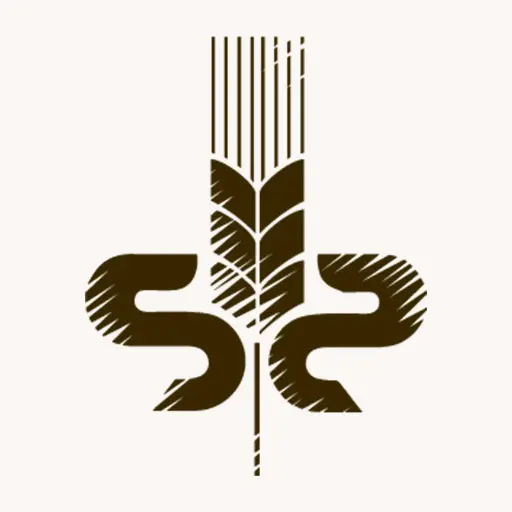 Bildmarke der Schalk Mühle mit Ähren-Logo und Schriftzug Genussmanufaktur