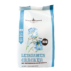 Organic spelt flaxseed crackers