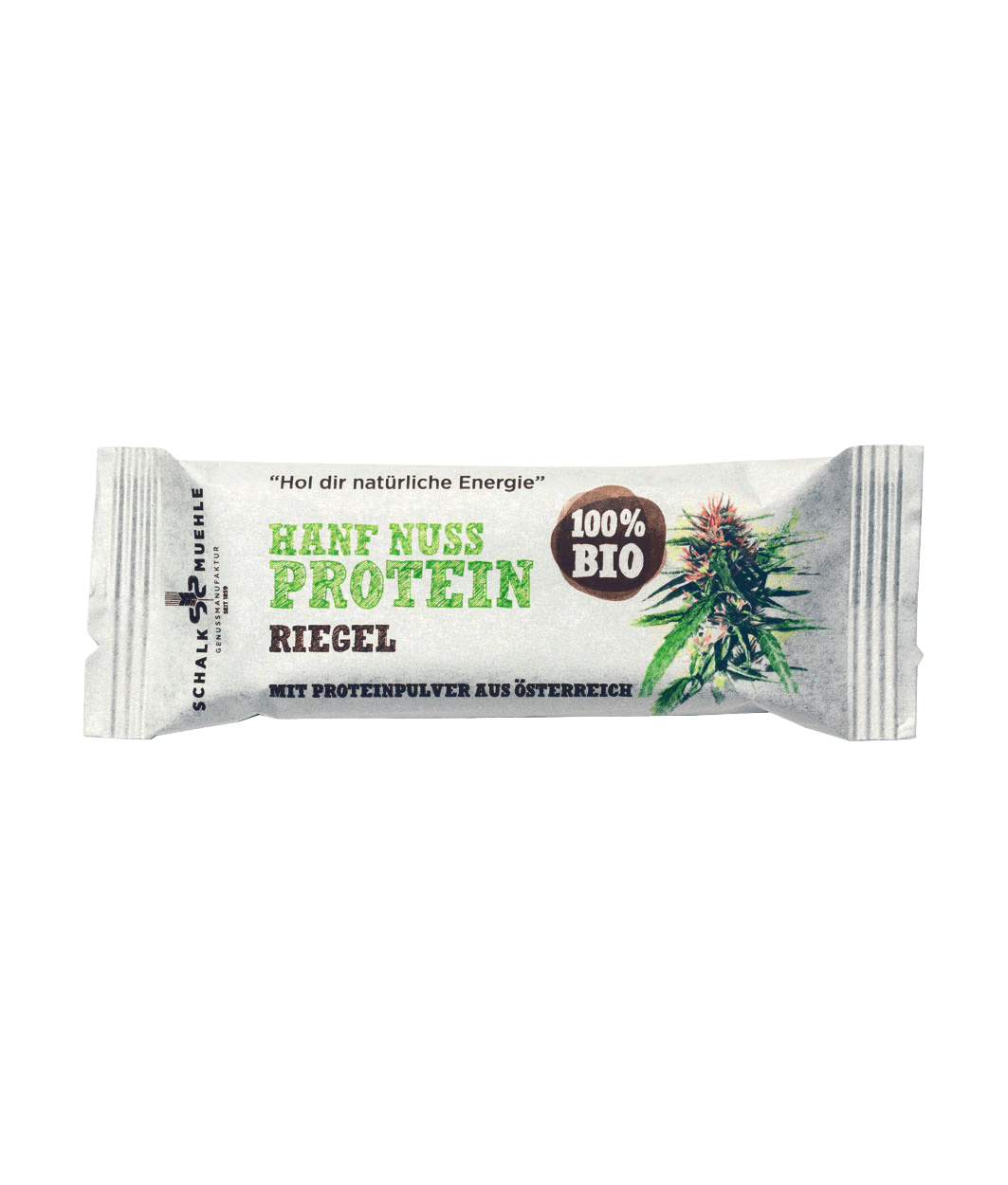 Schalk Mühle Organic Hemp Seed Protein Bar – Front of Packaging