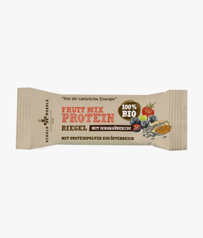 Bio Fruit Mix Protein Riegel Schokoliert