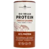 Schalk Mühle Bio Vegan Protein Choco Charme, Vorderseite der Dose mit Kakao, Kokos und Acerola