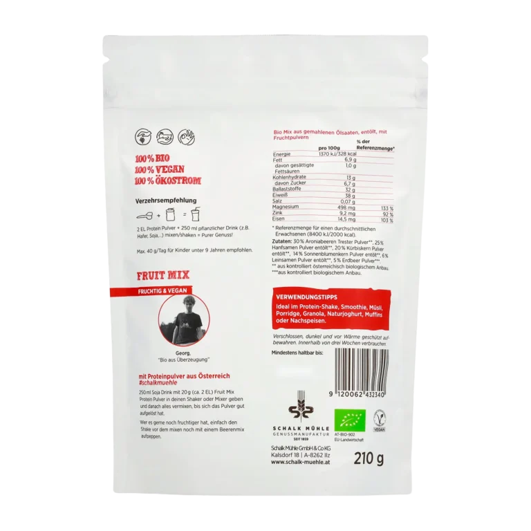 fruitmix high protein pulver b