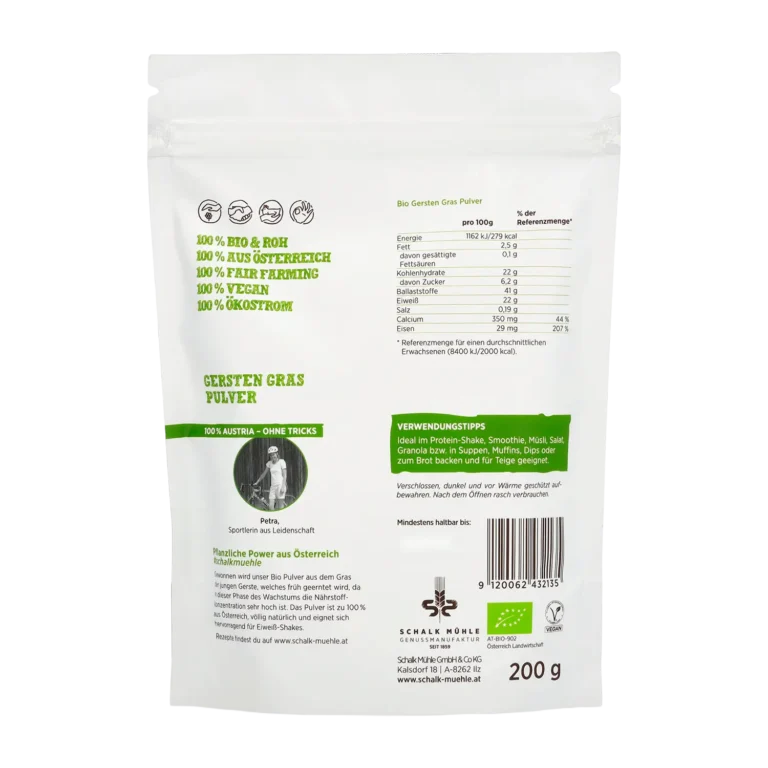 gerstengras protein pulver b