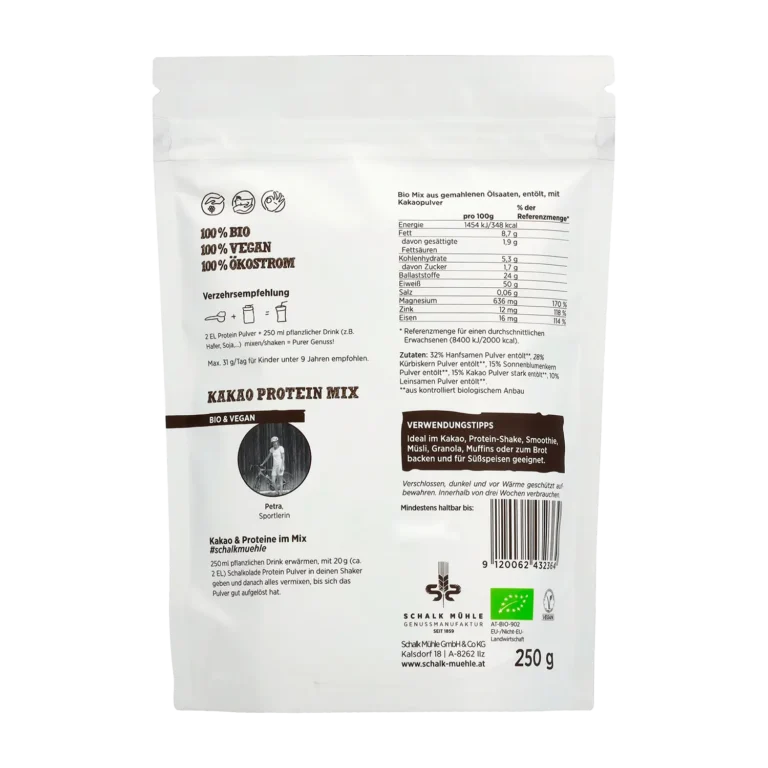 schalkolade protein pulver back